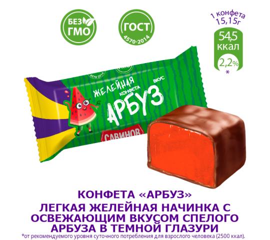 Фото 4 Желейные конфеты «САВИНОВ», г.Барнаул 2023